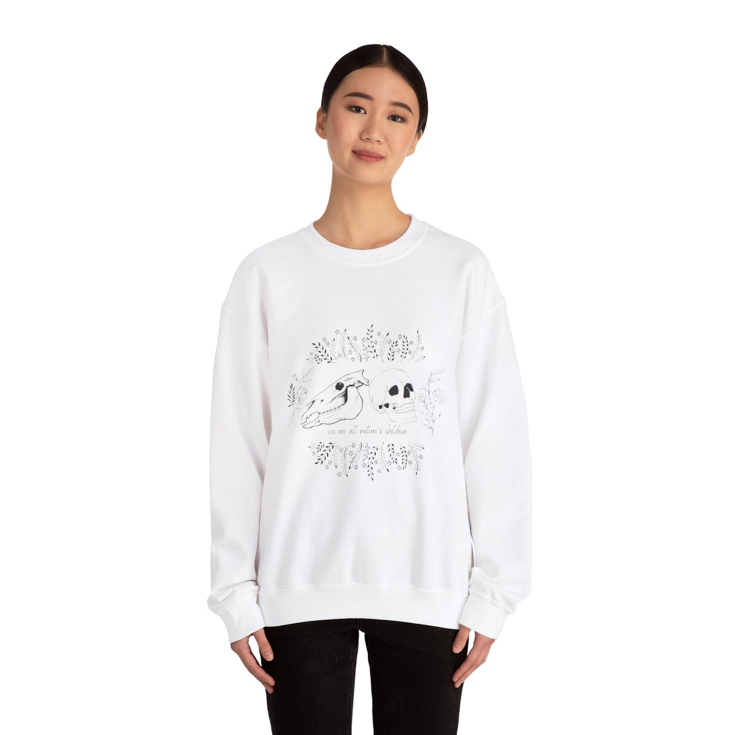 We Are All Nature's Children Unisex Crewneck Sweatshirt