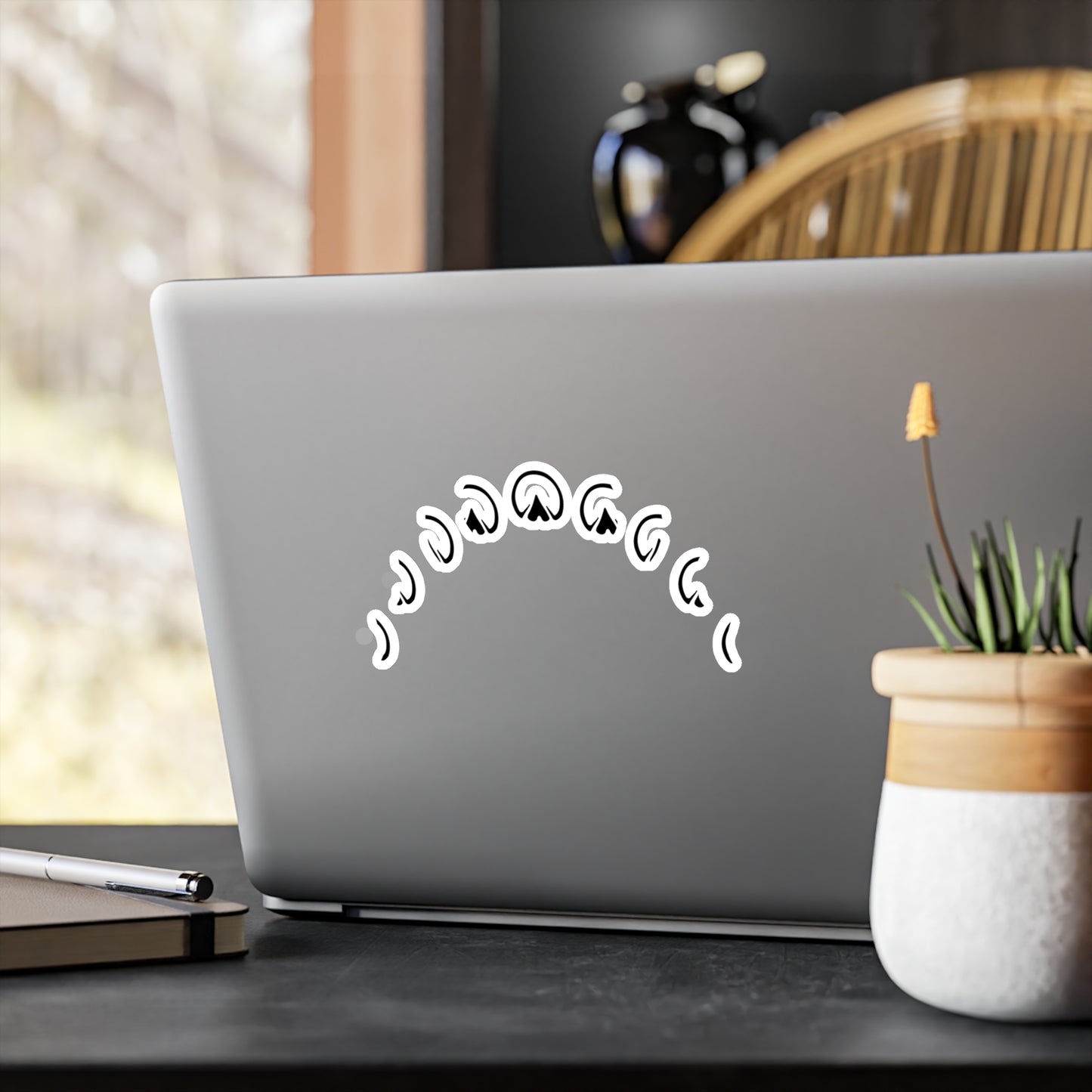 Hoof Moon Phase Vinyl Decal