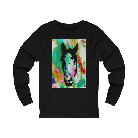 Banksy Self Portrait Vector Long Sleeve Tee