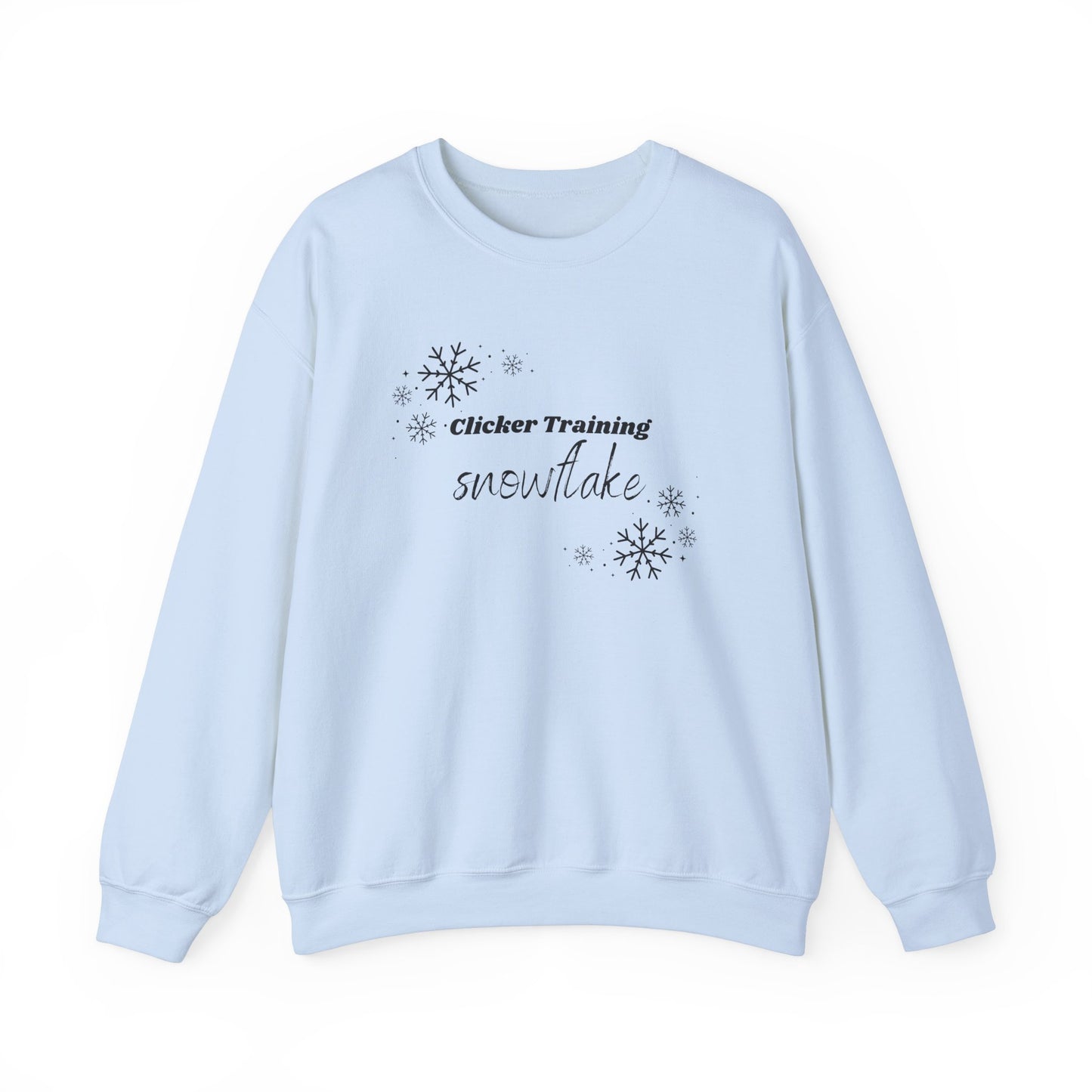 Clicker Training Snowflake Sweatshirt