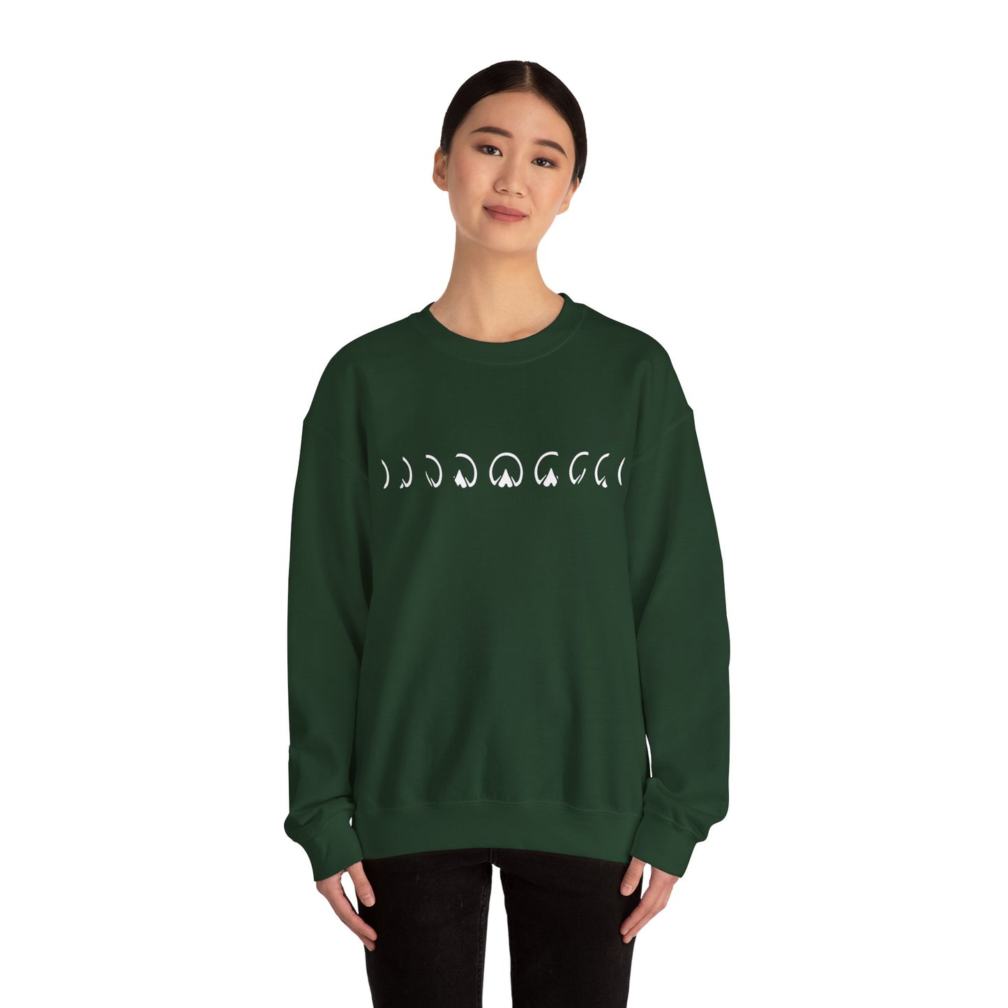 Barefoot Hoof Moon Phases Sweatshirt