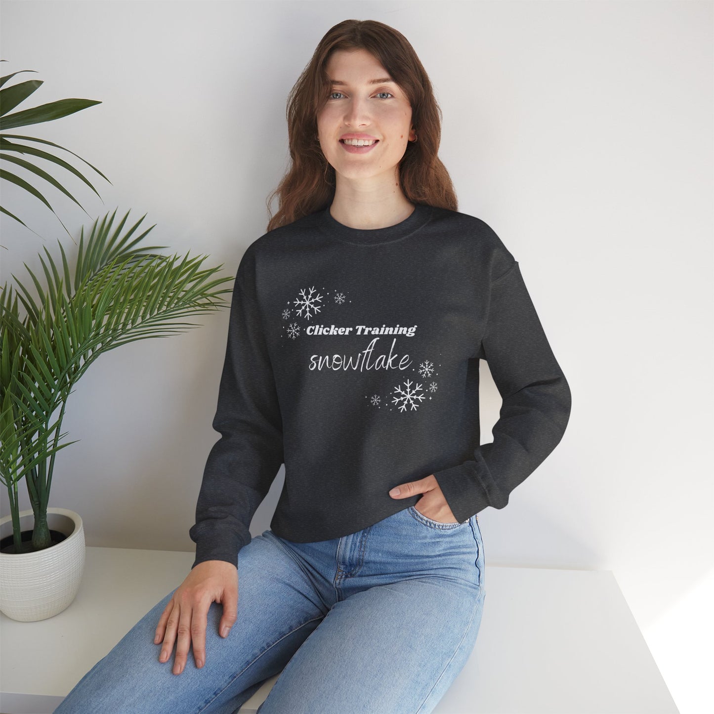 Clicker Training Snowflake Sweatshirt