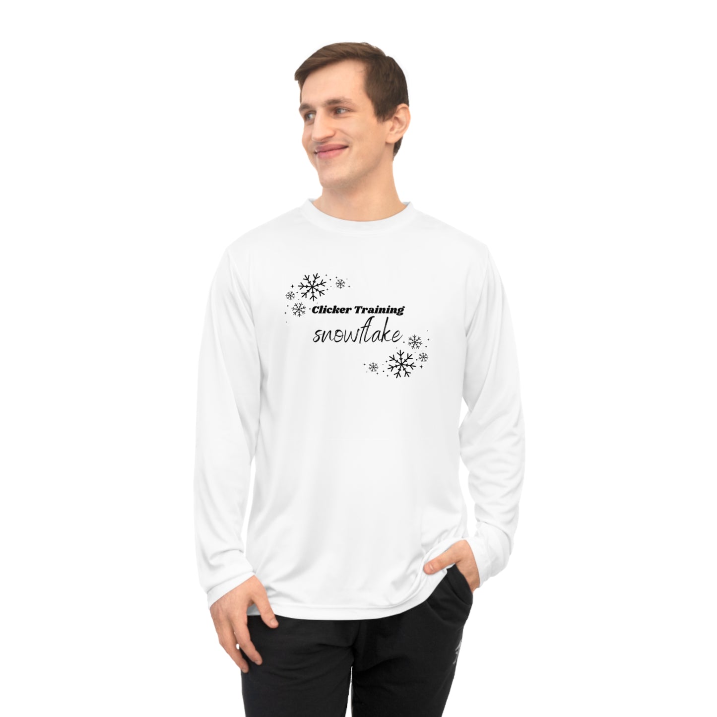 Clicker Training Snowflake Athletic Shirt