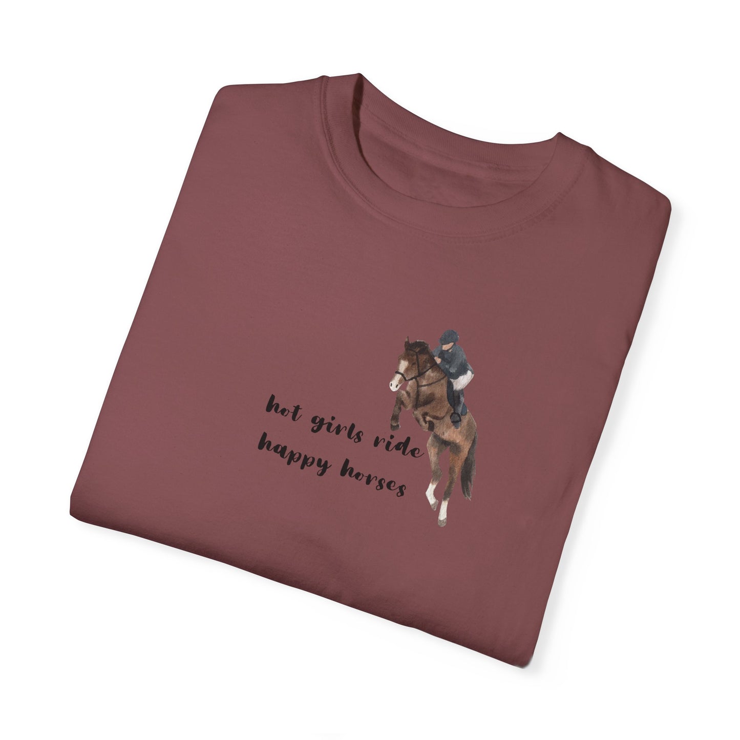 Hot Girls Ride Happy Horses T-shirt