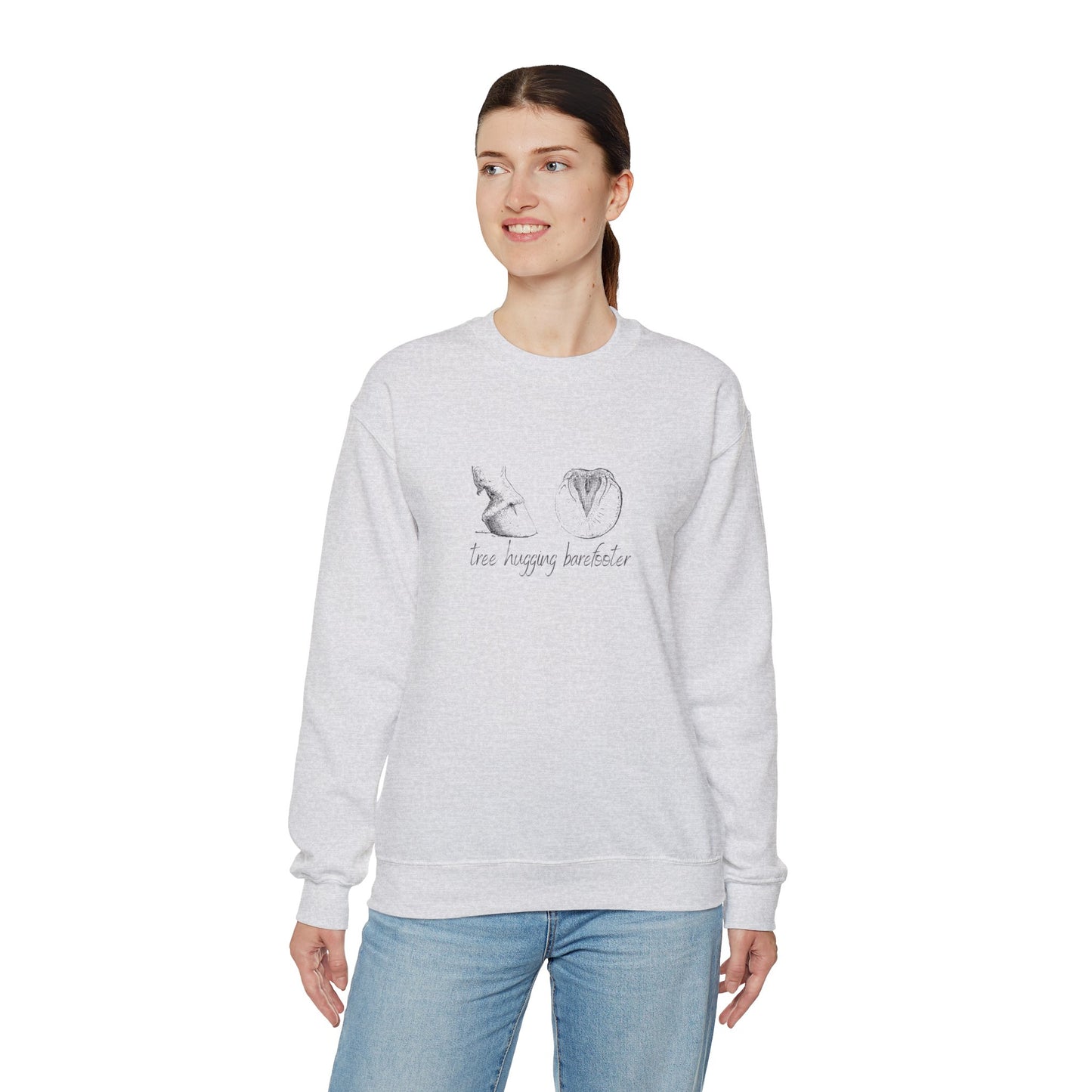 Tree Hugging Barefooter Sweatshirt