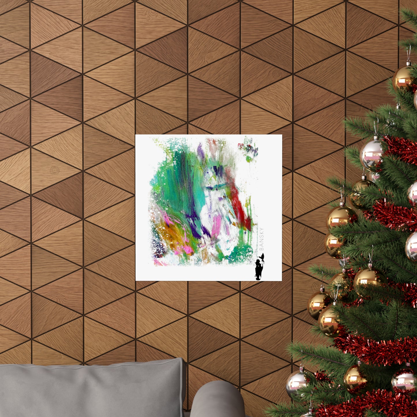 Banksy Self Portrait Poster