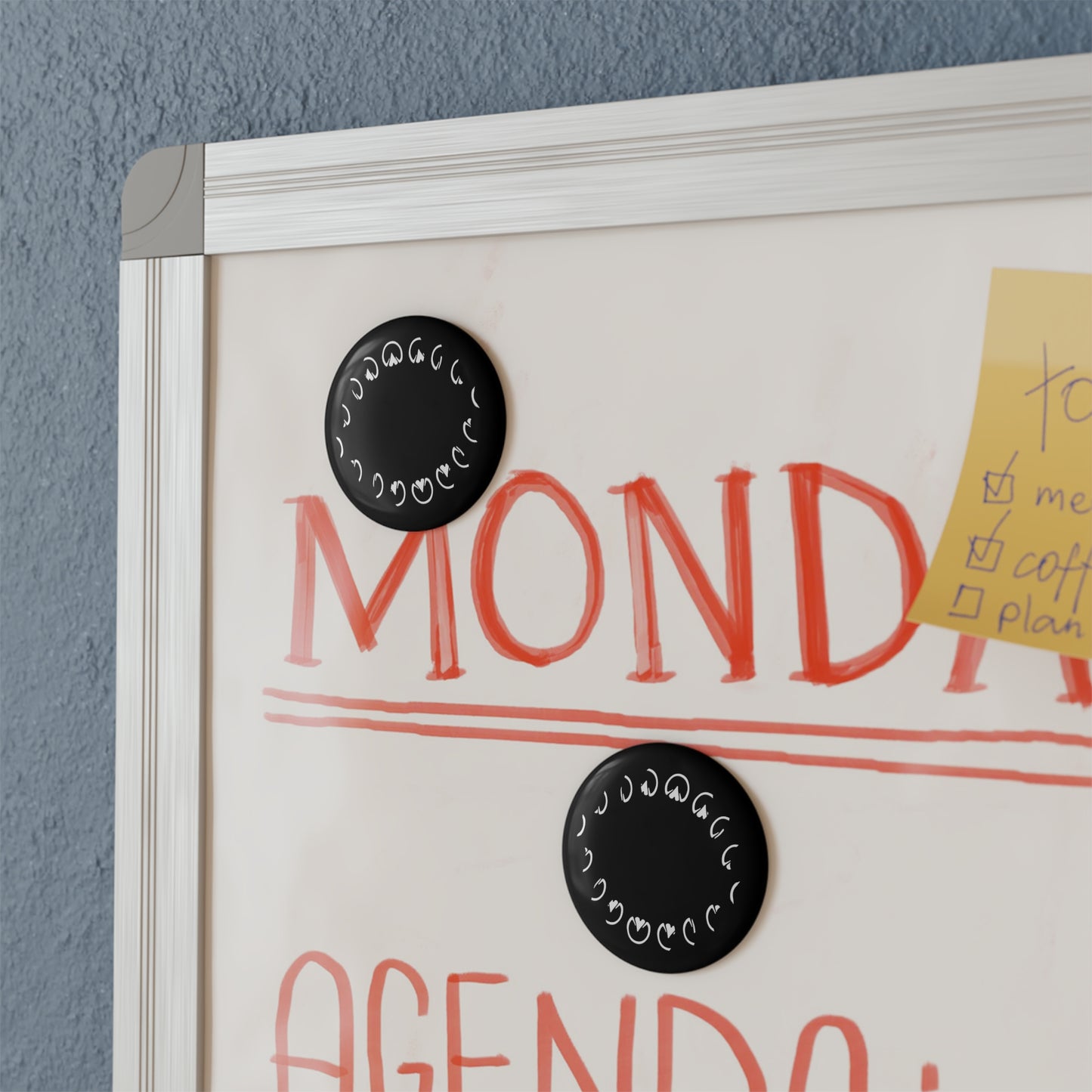 Hoof Moon Phases Button Magnet