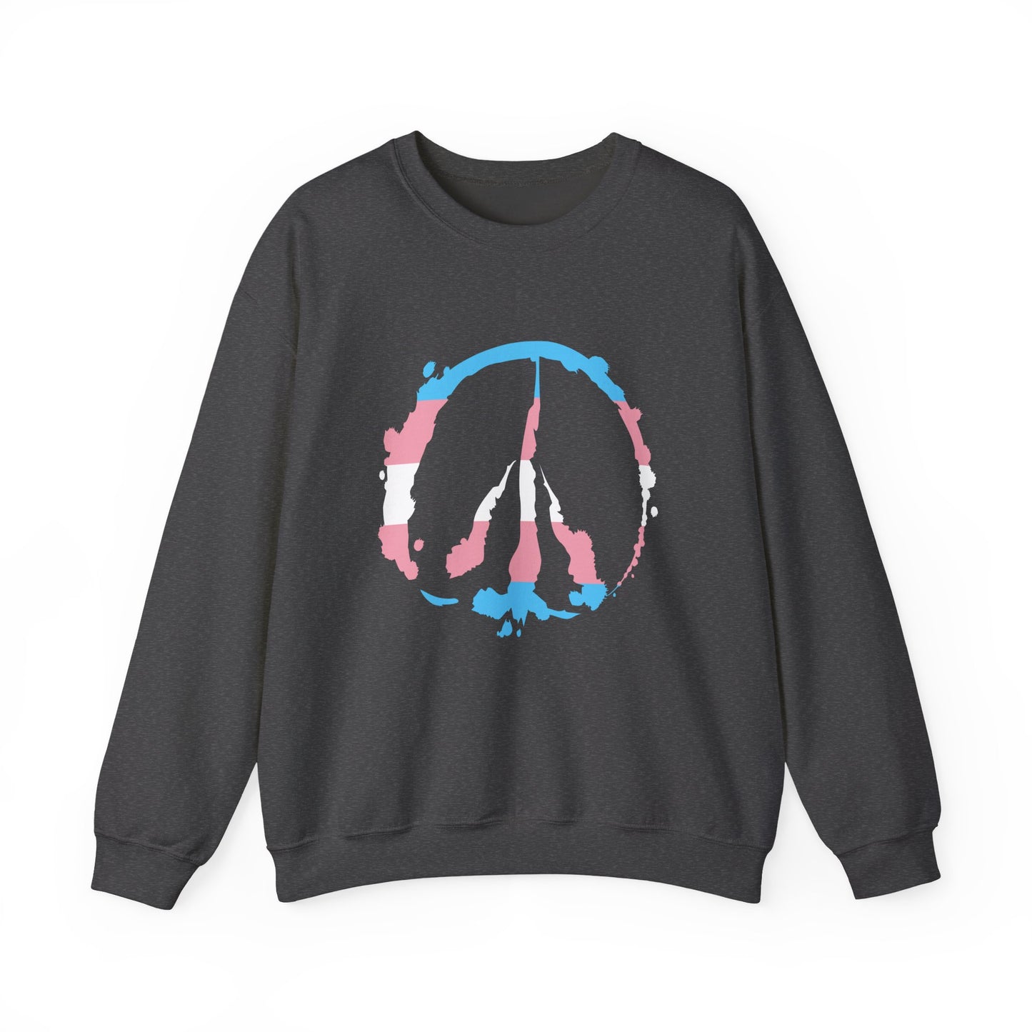 Barefoot Hoof Peace Sign: Trans Pride