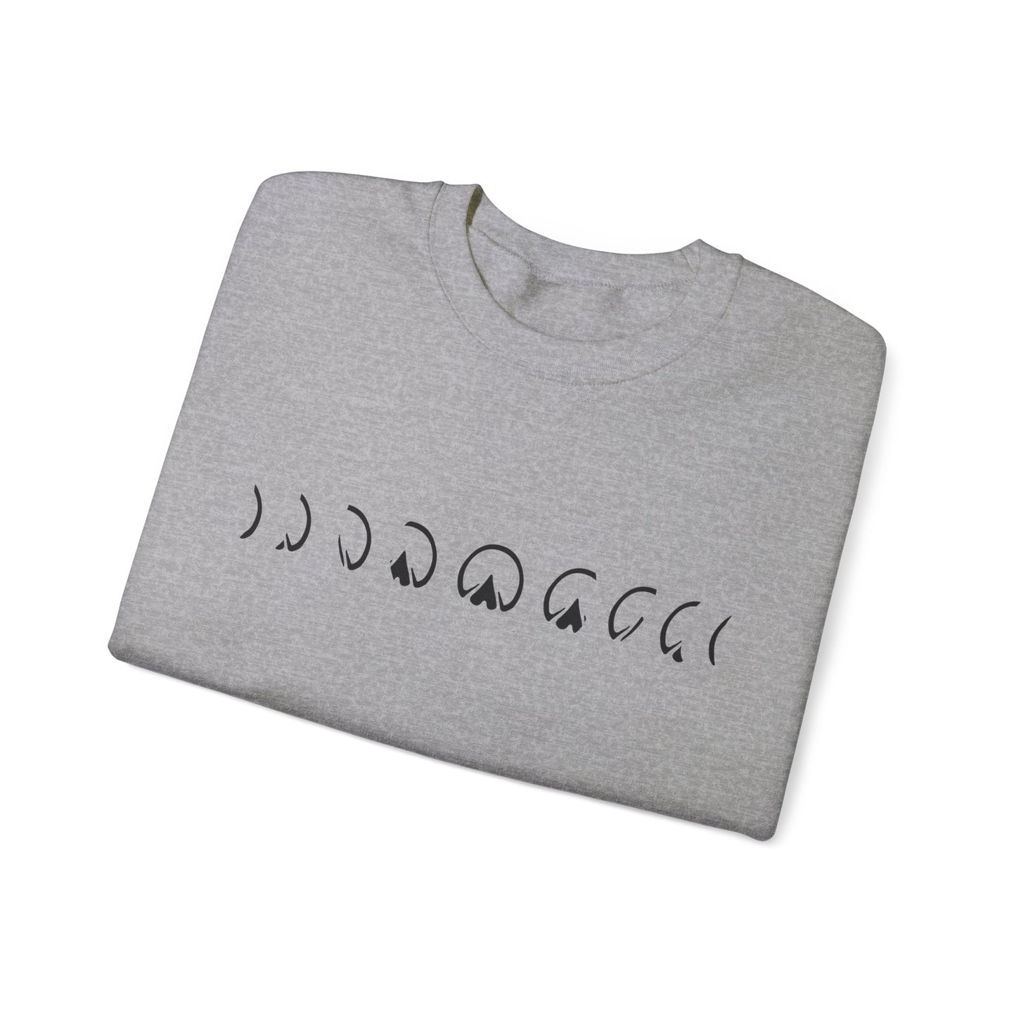 Barefoot Hoof Moon Phases Sweatshirt