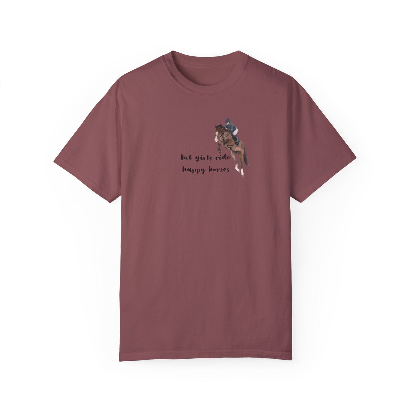 Hot Girls Ride Happy Horses T-shirt