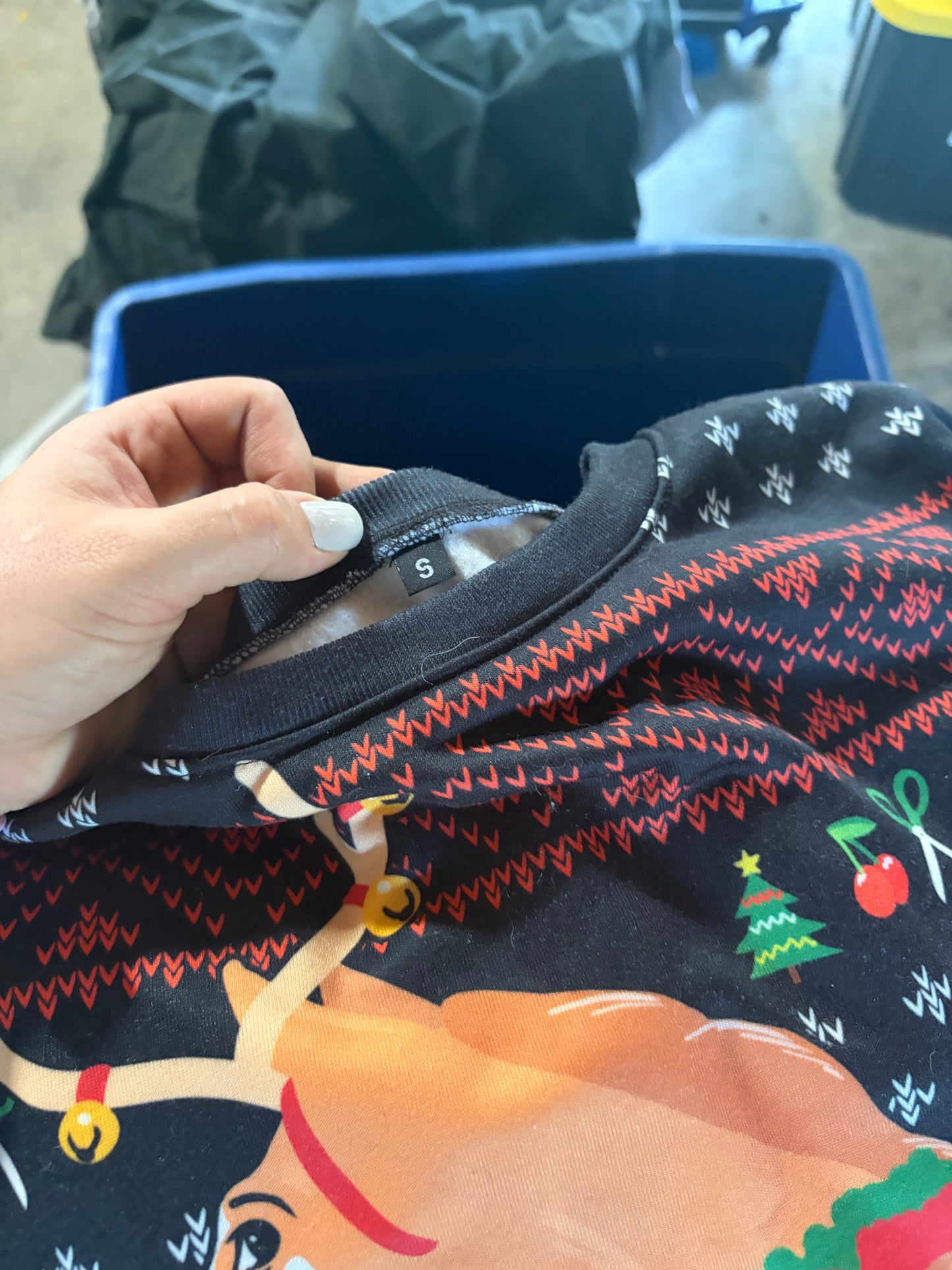Banksy Christmas Sweater - Small