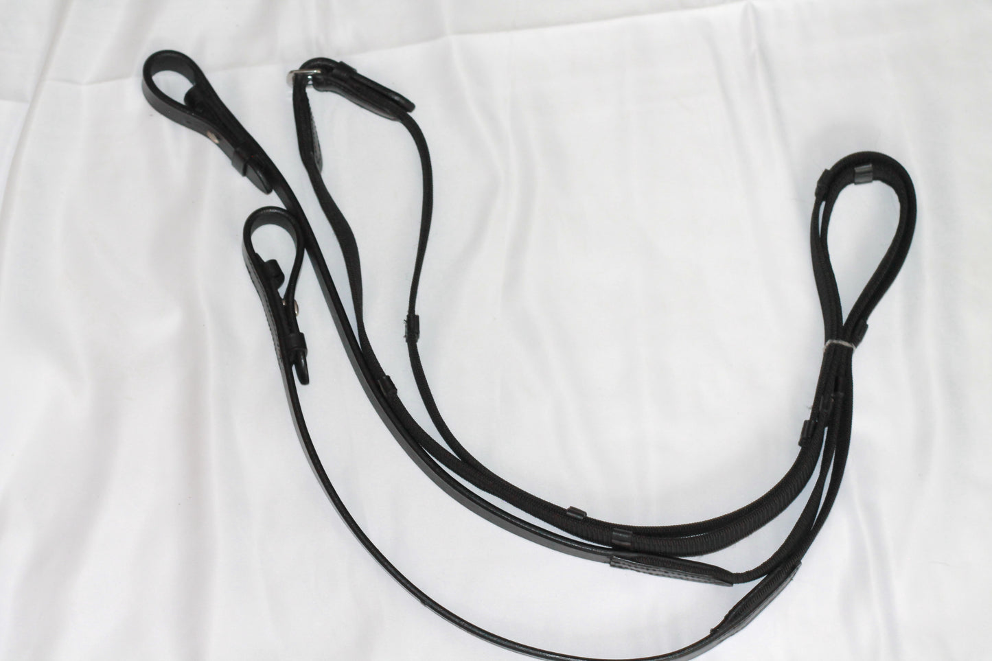 Webbed Reins - Dark Brown