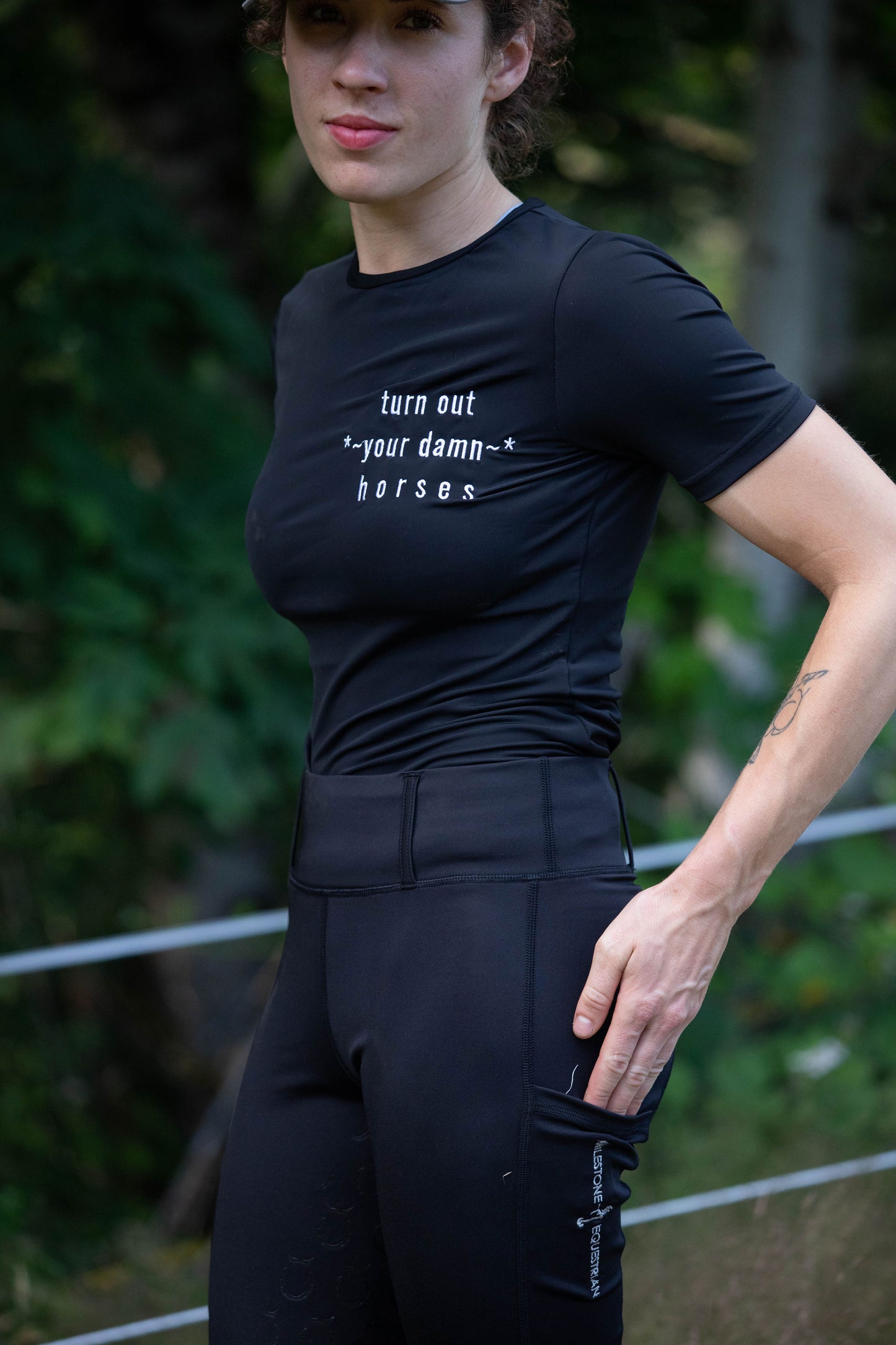 Turn Out Your Damn Horses Athletic Crew Neck