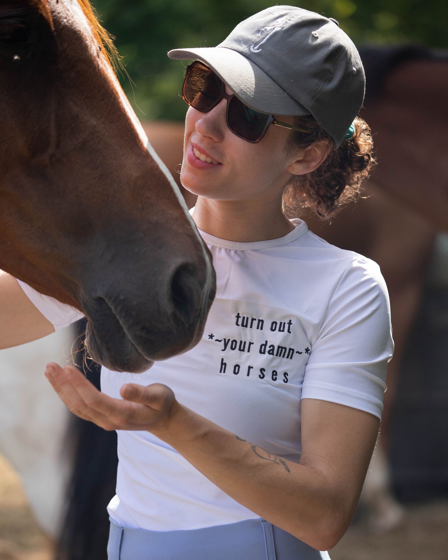 Turn Out Your Damn Horses Athletic Crew Neck
