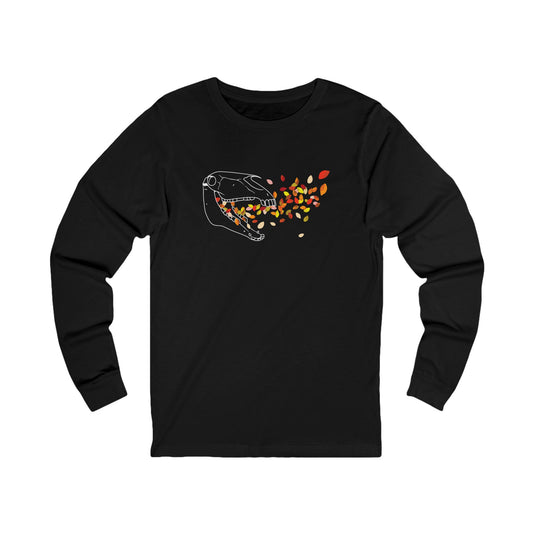 Autumnal Horse Skull Long Sleeve Tee