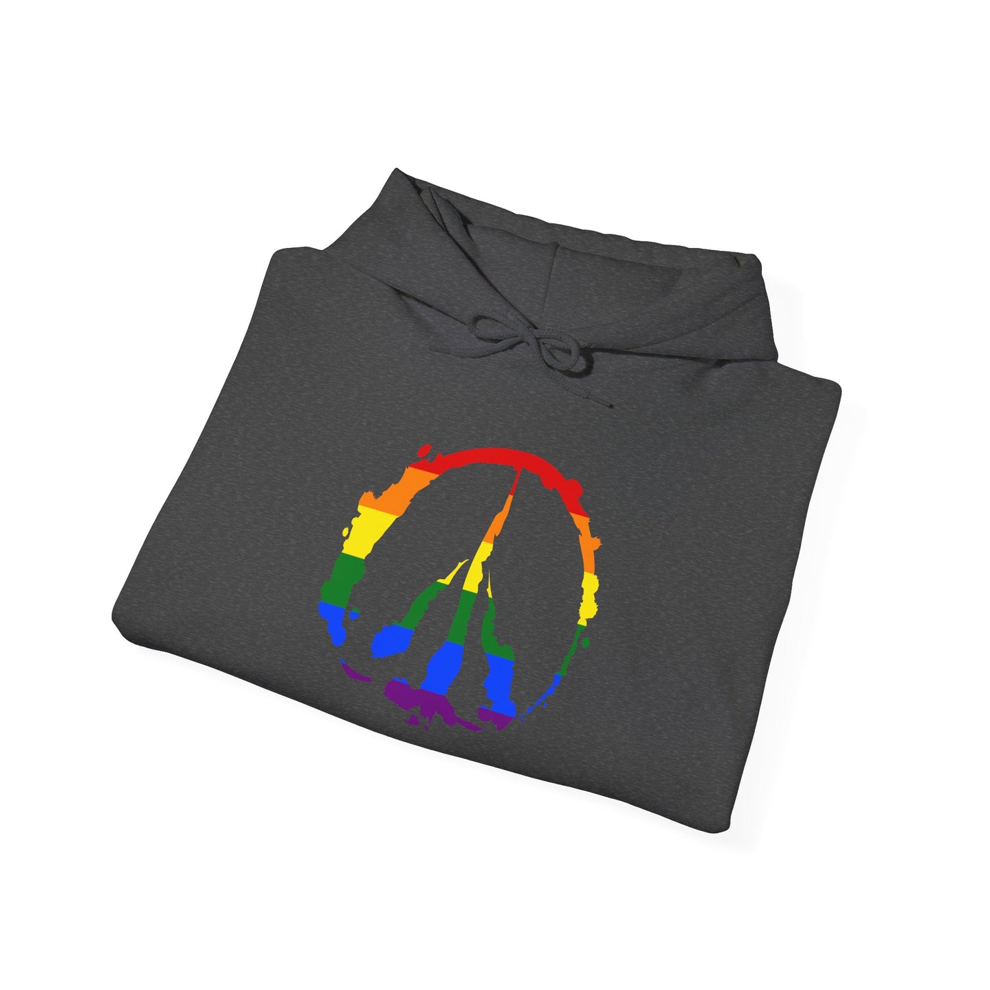 Pride Barefoot Hoof Peace Sign Hoodie