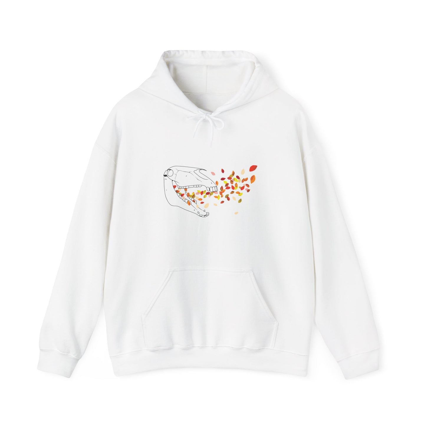 Autumnal Horse Skull Hooded Sweatshirt