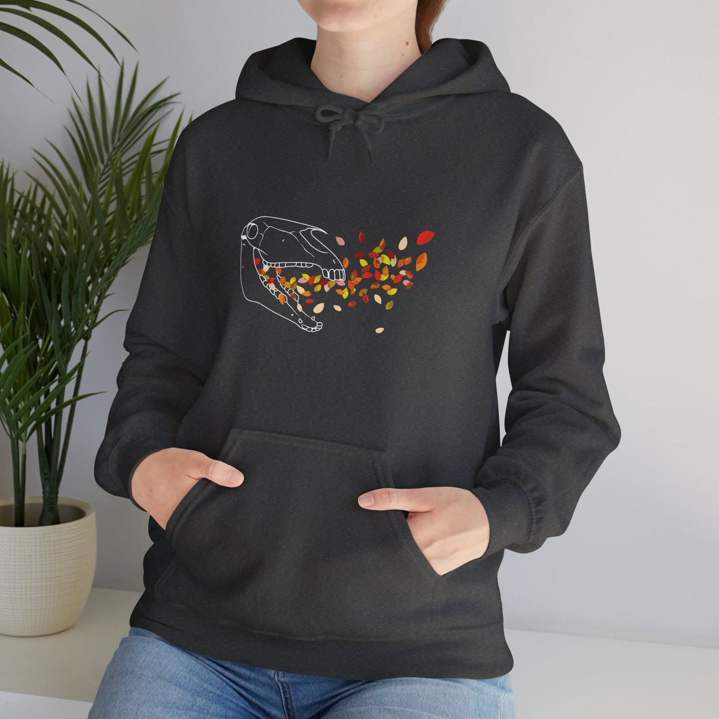 Autumnal Horse Skull Hooded Sweatshirt