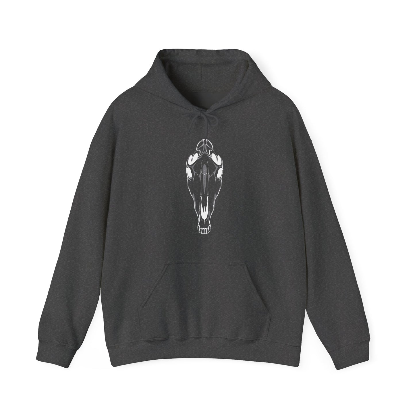 Spooky Horse Skull Hooded Sweatshirt