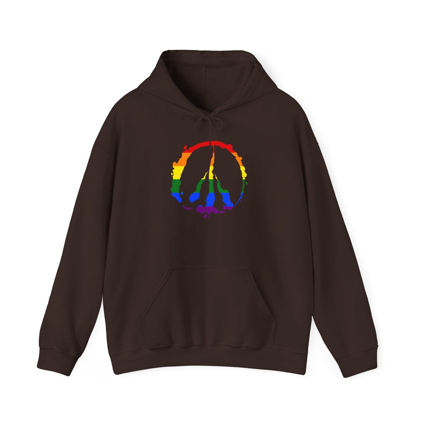 Pride Barefoot Hoof Peace Sign Hoodie