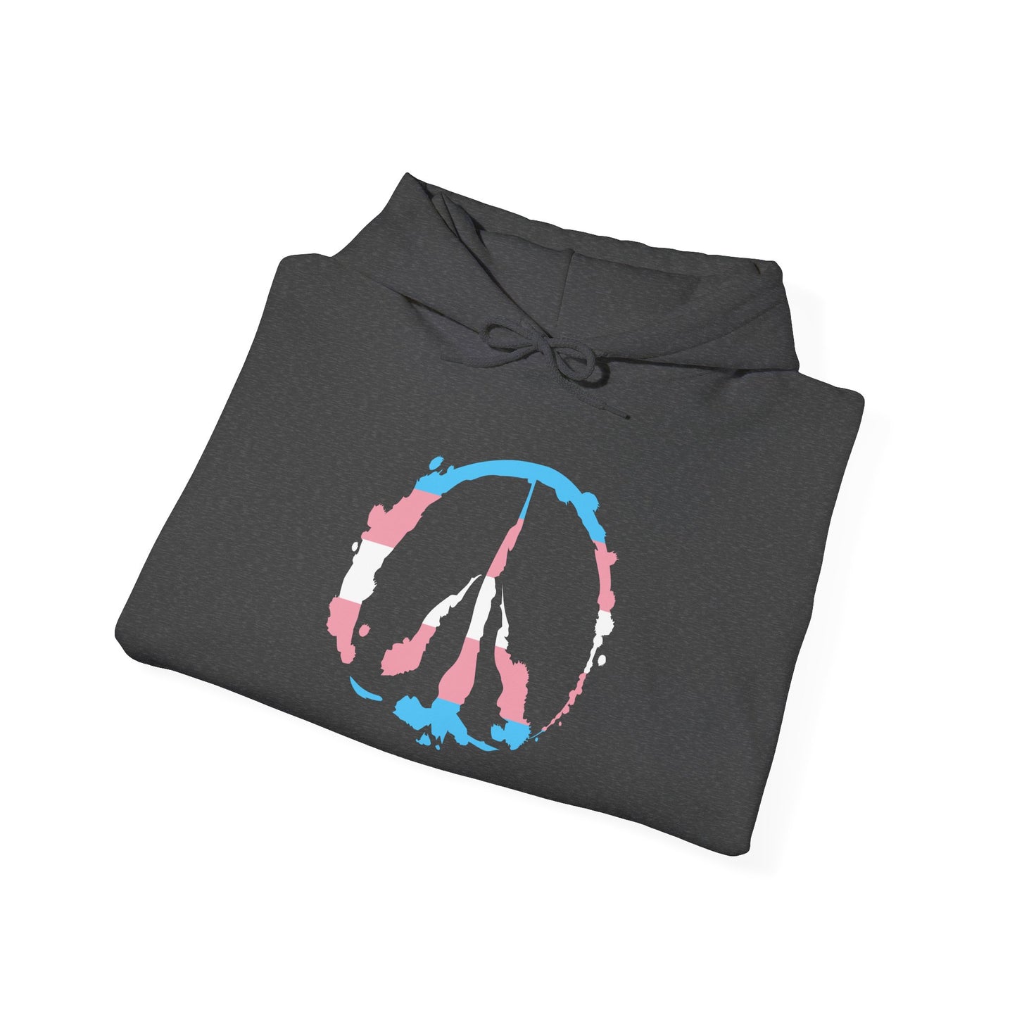 Trans Pride Barefoot Hof Peace Sign Hoodie