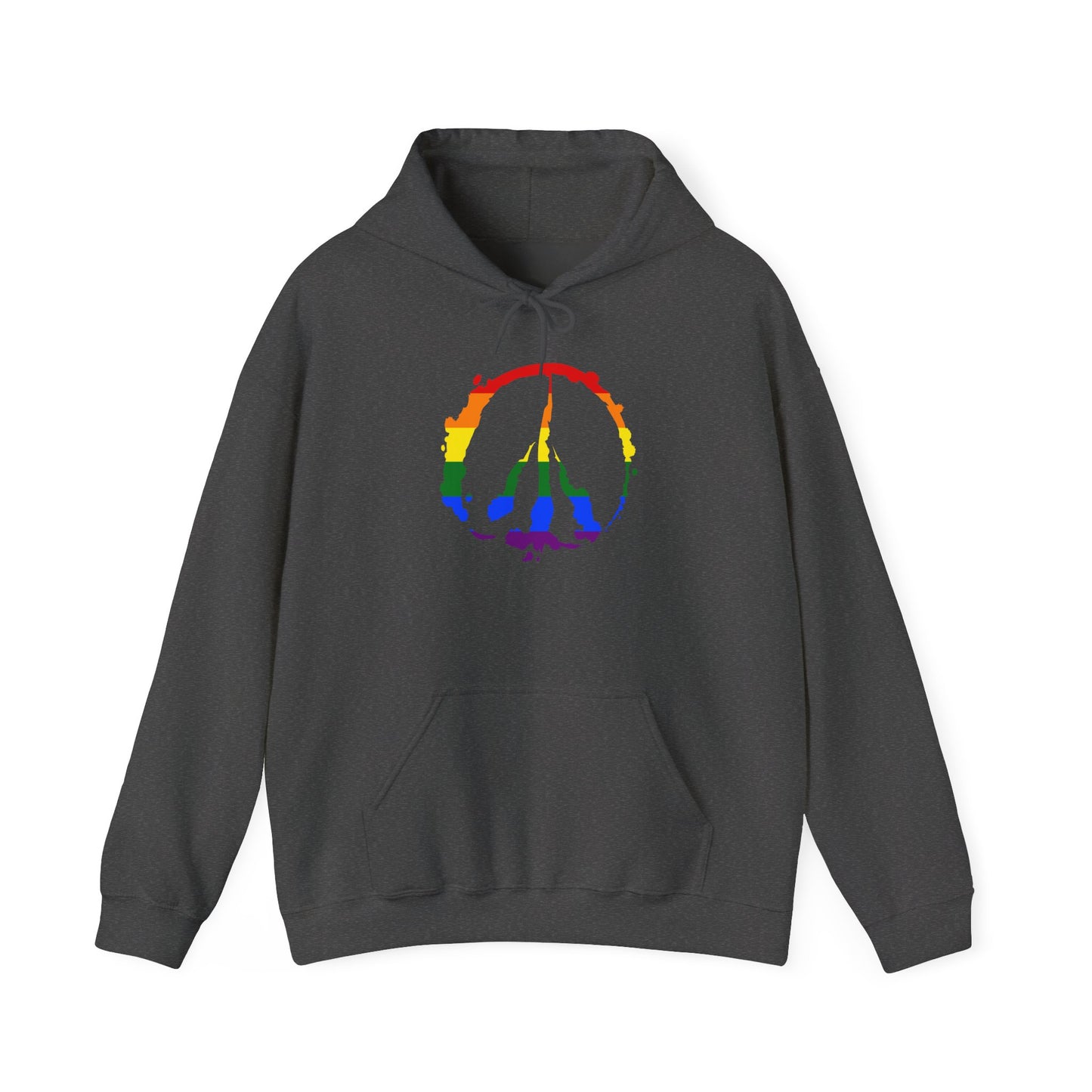 Pride Barefoot Hoof Peace Sign Hoodie