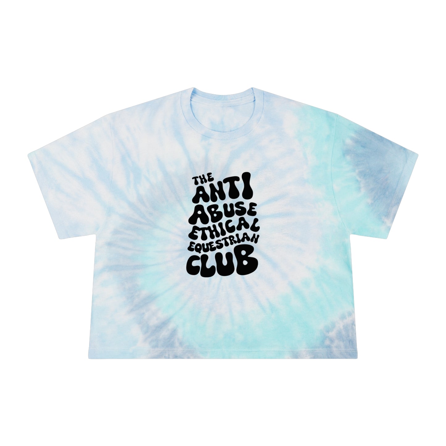 Ethical Equestrian Women's Tie-Dye Crop Tee