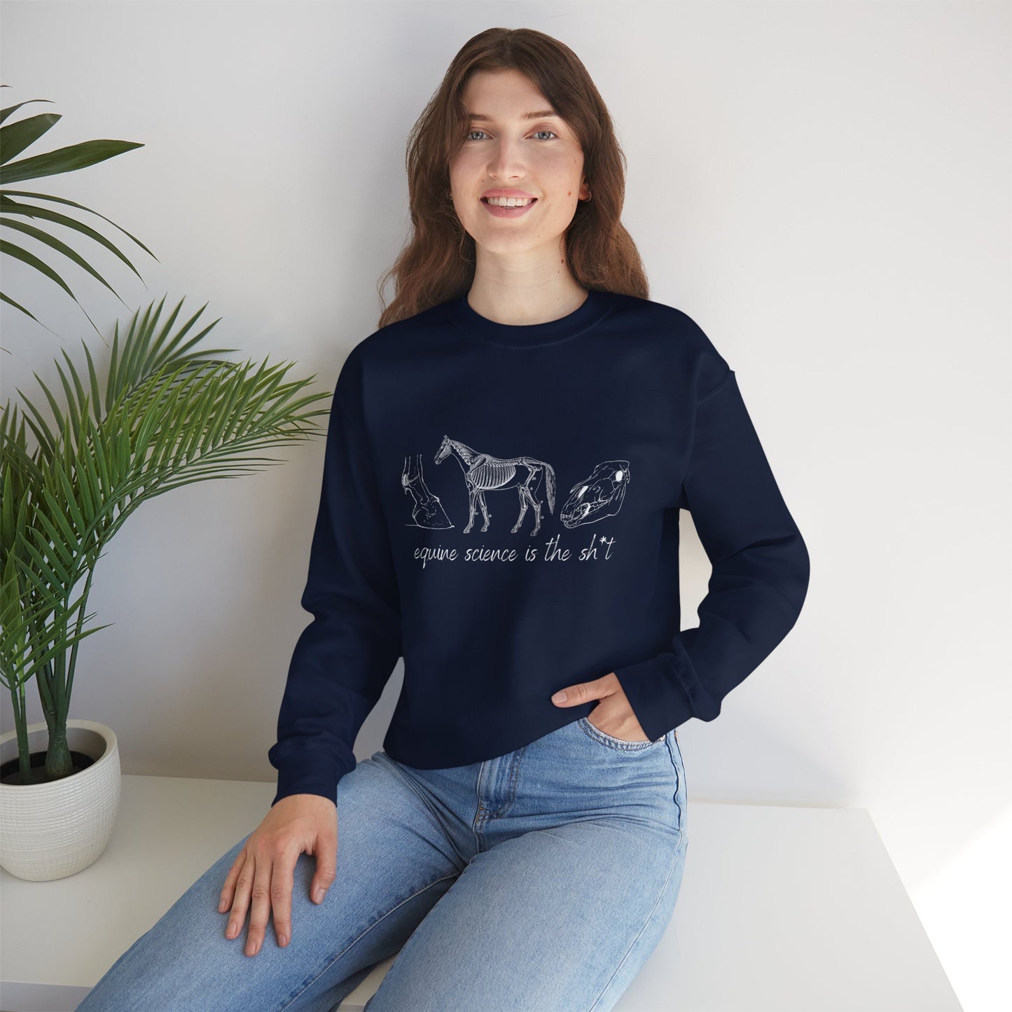 Equine Science is the Sh*t Crewneck Sweatshirt