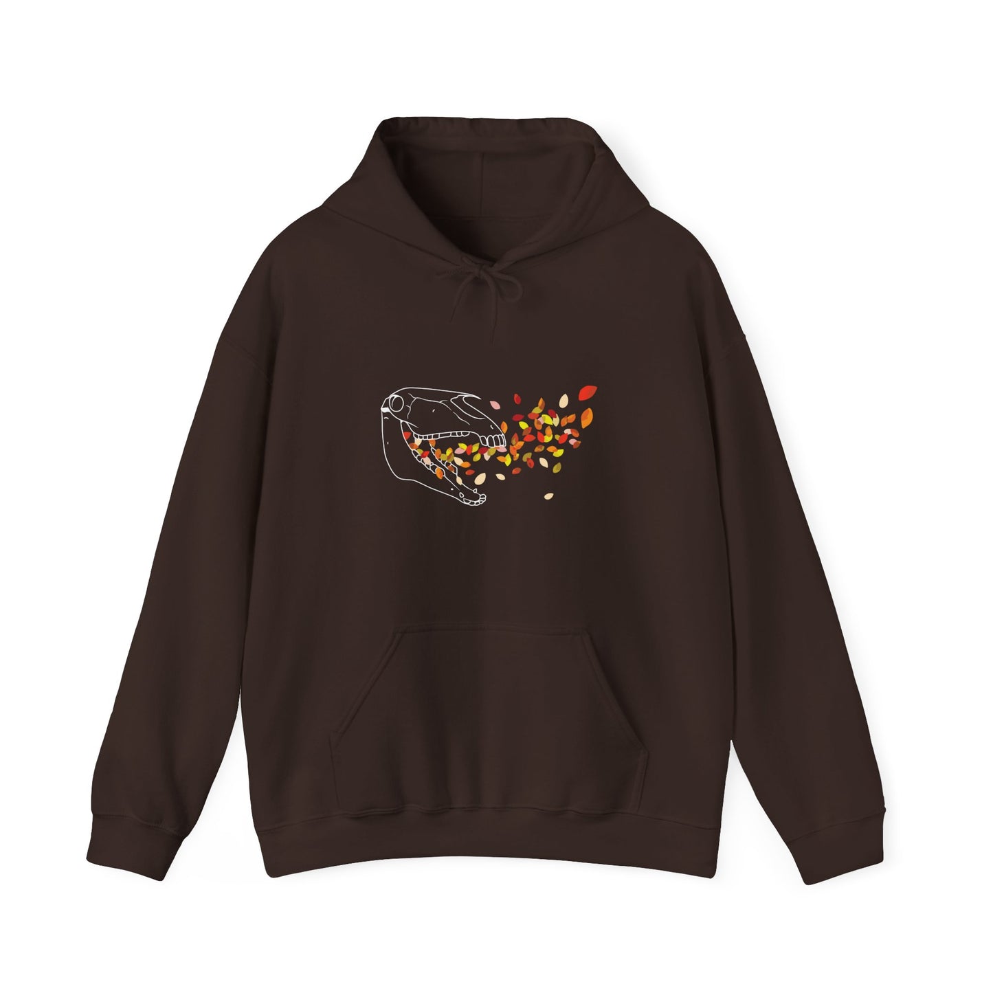 Autumnal Horse Skull Hooded Sweatshirt