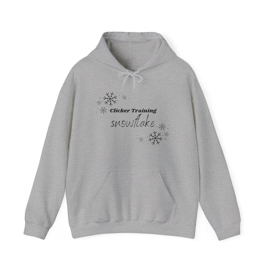 Clicker Training Snowflake Hoodie
