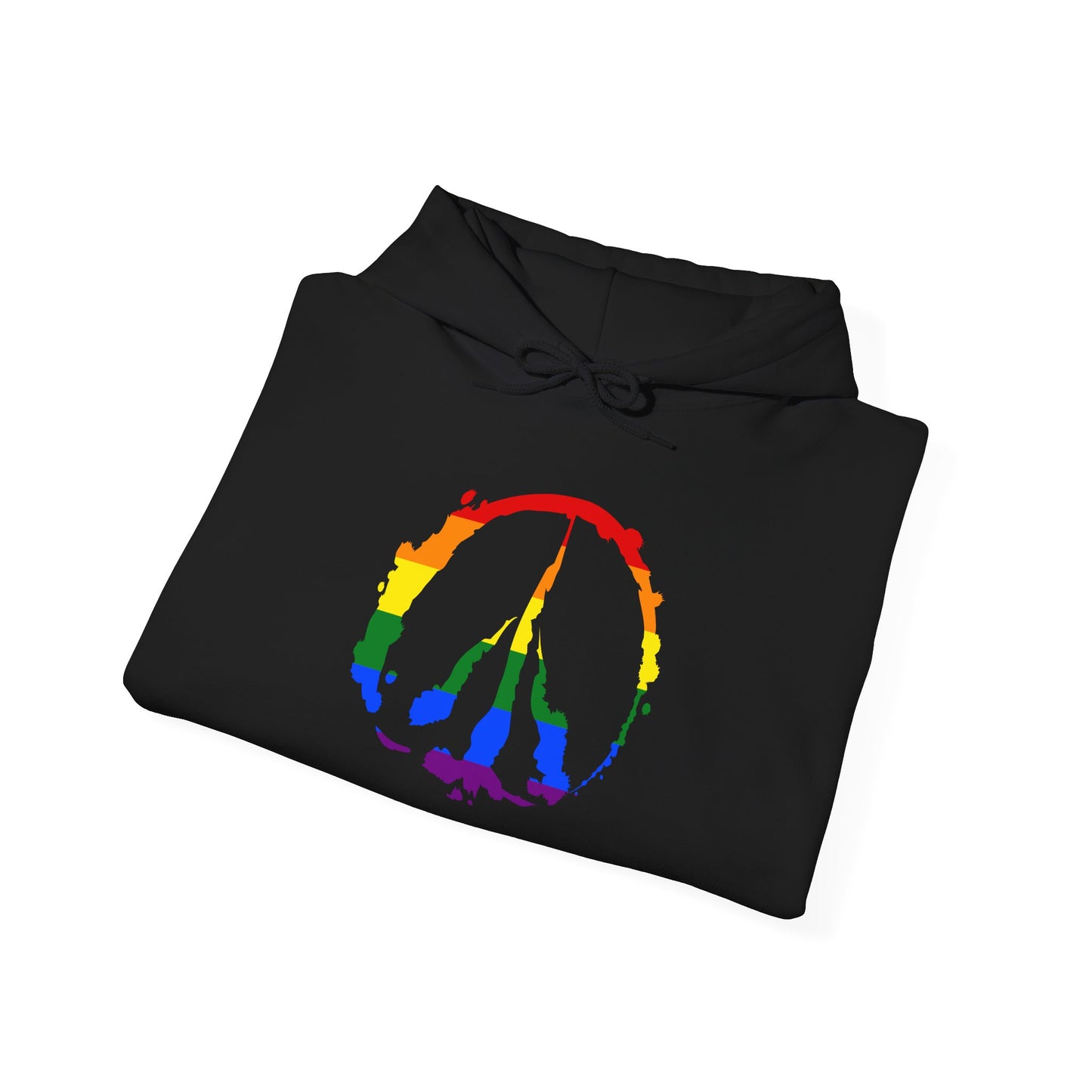 Pride Barefoot Hoof Peace Sign Hoodie