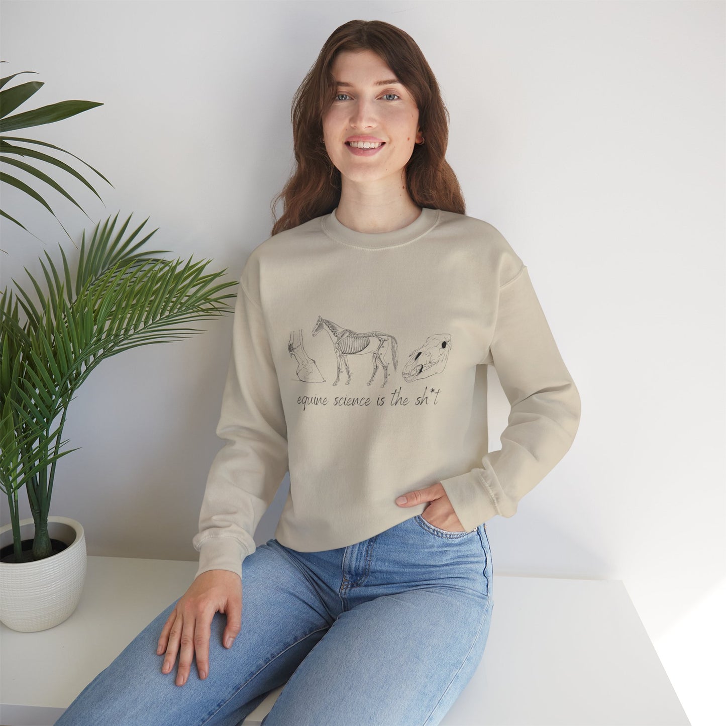 Equine Science is the Sh*t Crewneck Sweatshirt