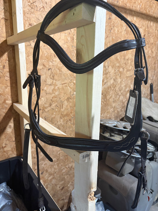 Harlow Anatomical Bridle - Pony - Brown