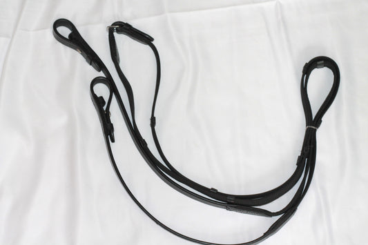 Webbed Reins - Dark Brown
