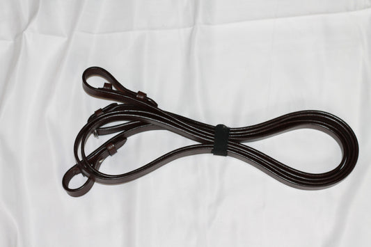 Leather Reins - Dark Brown