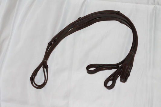 USED - Webbed Reins - Dark Brown