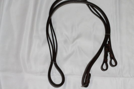 Leather Reins - Dark Brown