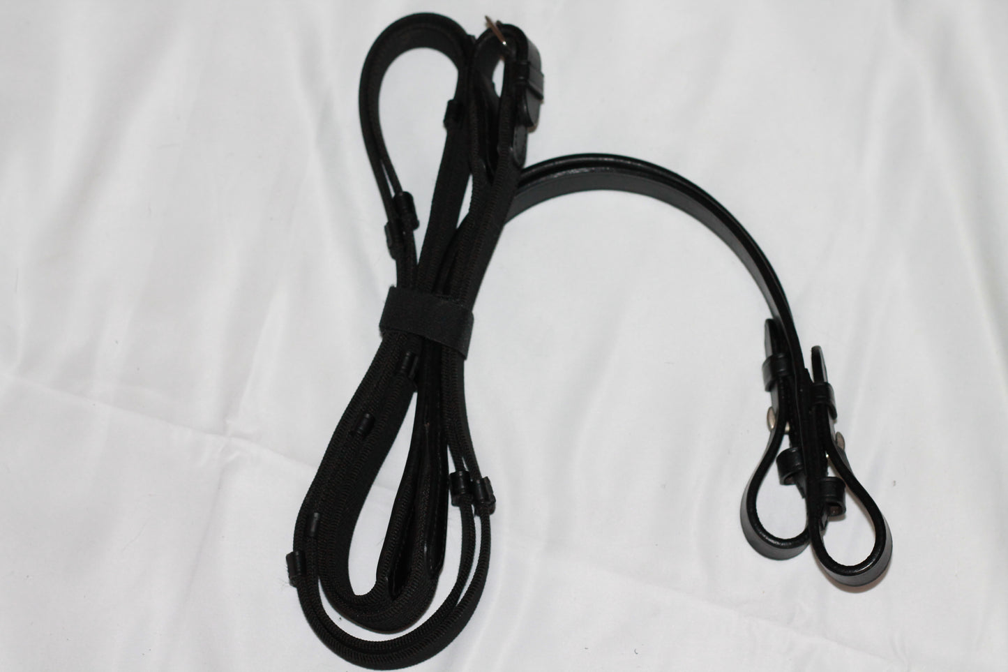 Webbed Reins - Dark Brown