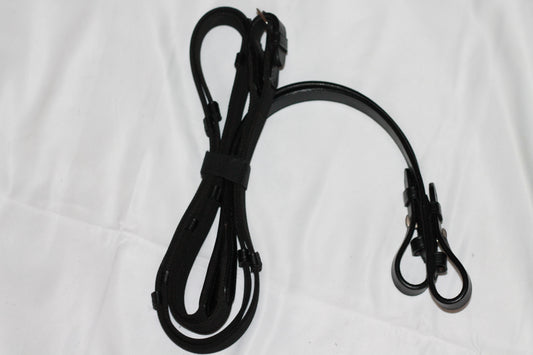 Webbed Reins - Dark Brown