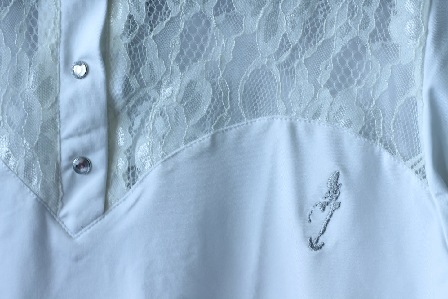 Lace Detailed Summer Riding Shirt - XL